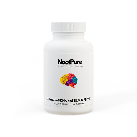 Ashwagandha and Black Pepper Supplement (60 capsules)